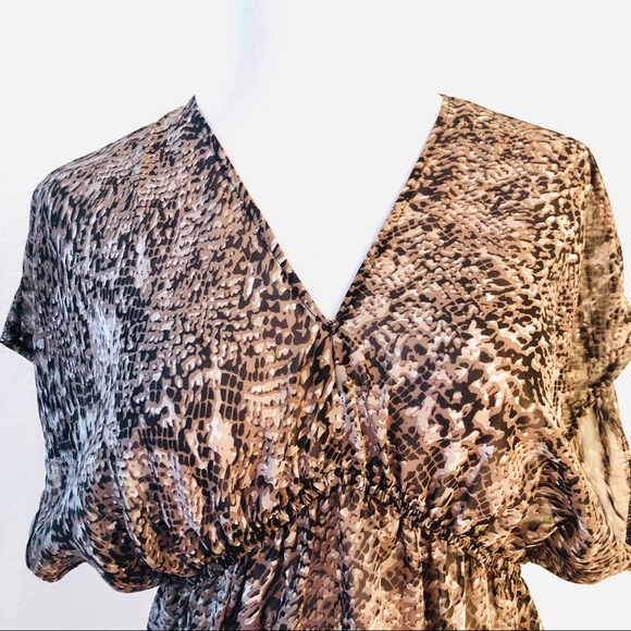 Marina Luna, snakeskin print swim cover up - Picture 7 of 8